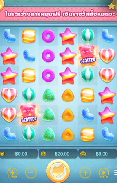 รีวิว เกมสล็อตค่าย PG Slot candy burst เกมขนมหวาน แตกง่าย แจกจริง