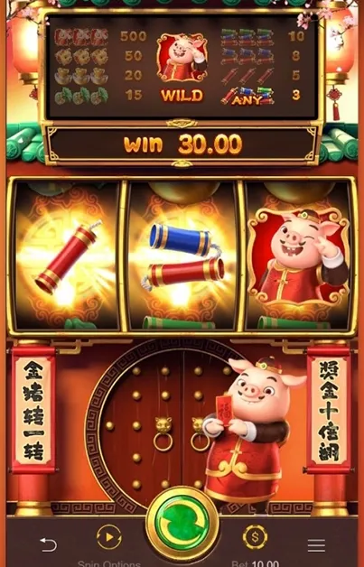 รีวิว-เกมสล็อต-piggy-gold-จากค่าย พีจี สล็อต เกมหมูทองคำนำโชค