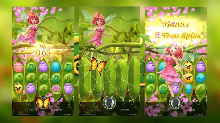 Peas Fairy พร้อมรับเงินง่าย ๆ กับ pg slot