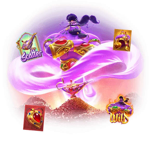 Genie's 3 Wishes PG Slot เกมสล็อตค่าย pg สล็อตออนไลน์