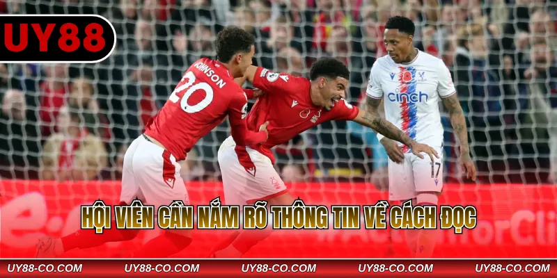 Hội viên cần nắm rõ thông tin về cách đọc